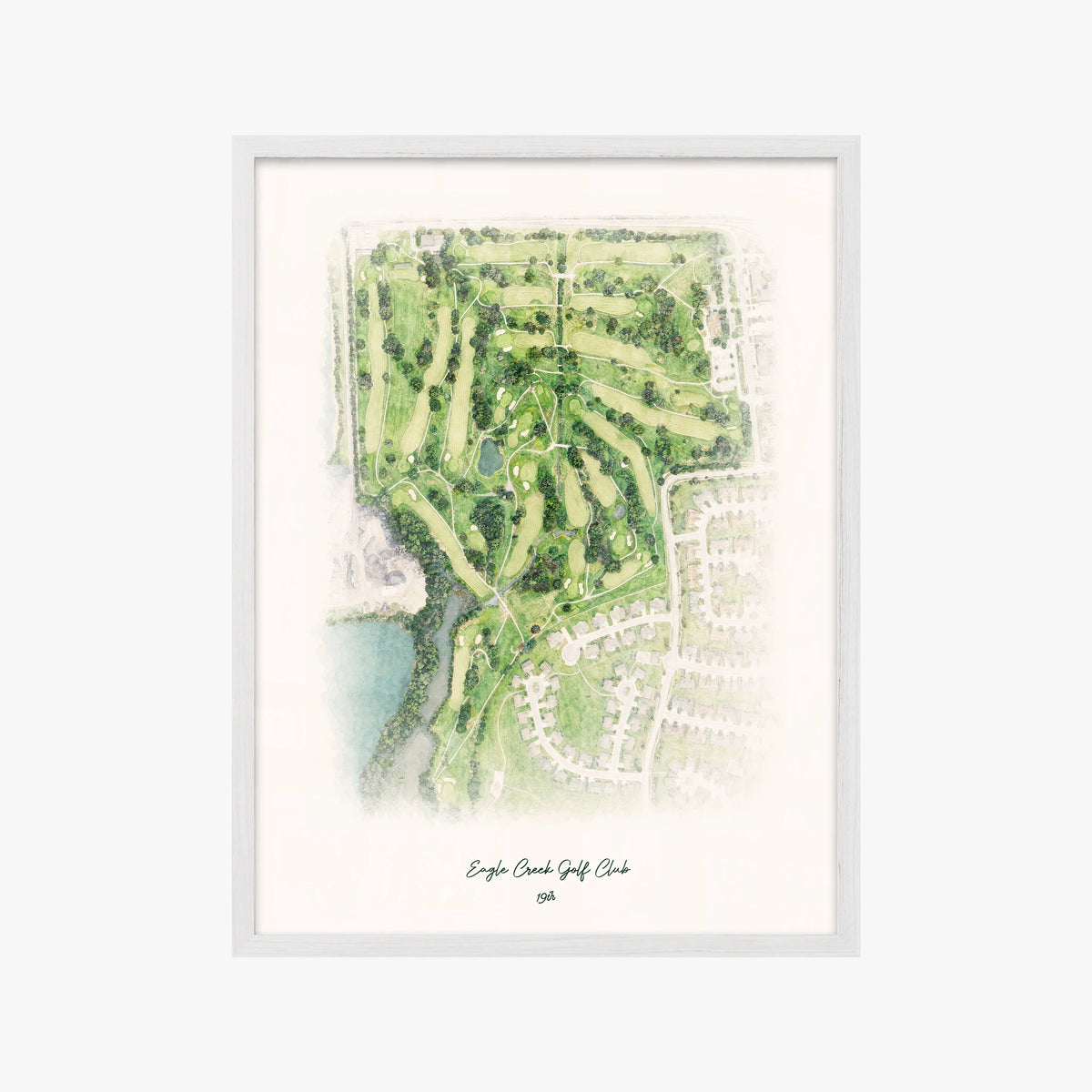 Eagle Creek Golf Club white frame