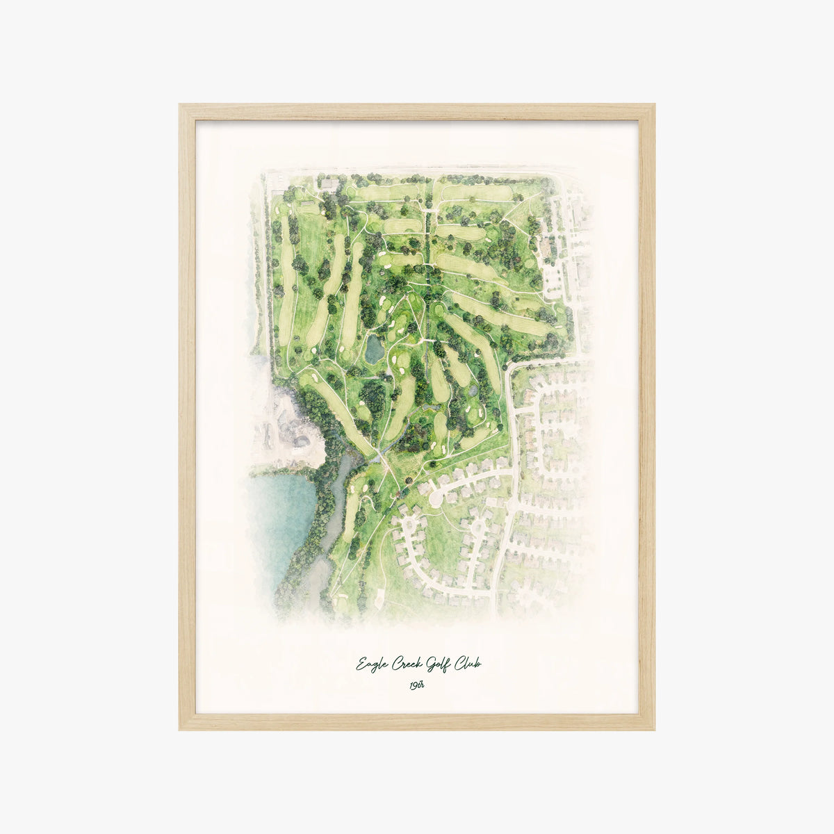 Eagle Creek Golf Club wood frame