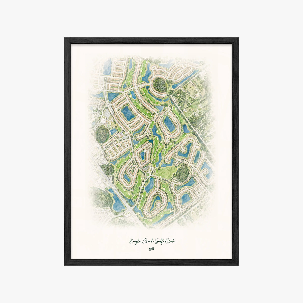 Eagle Creek Golf Club black frame