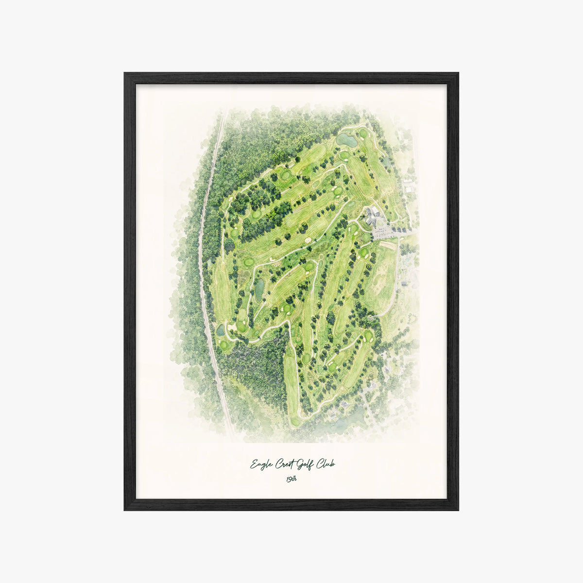 Eagle Crest Golf Club black frame