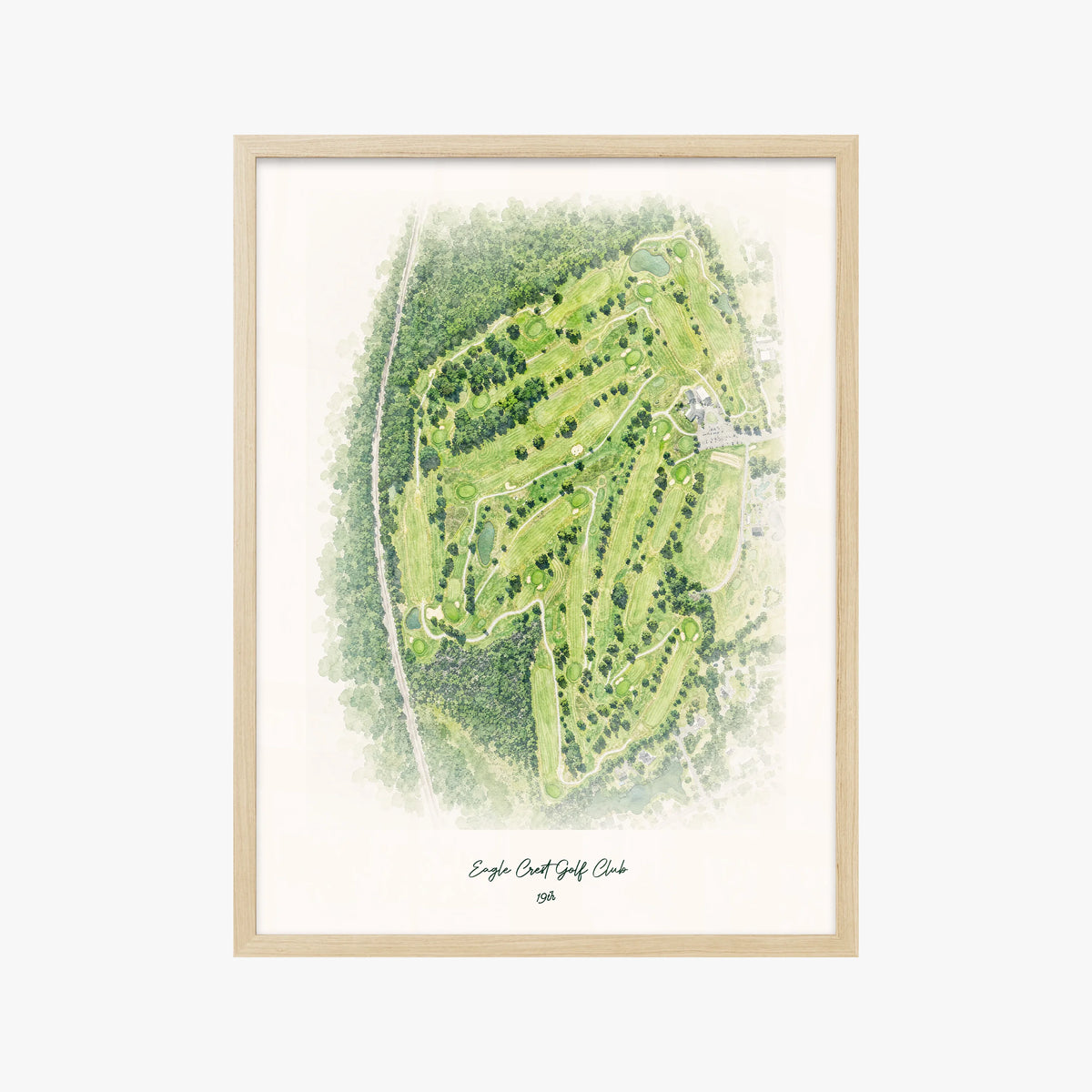 Eagle Crest Golf Club wood frame