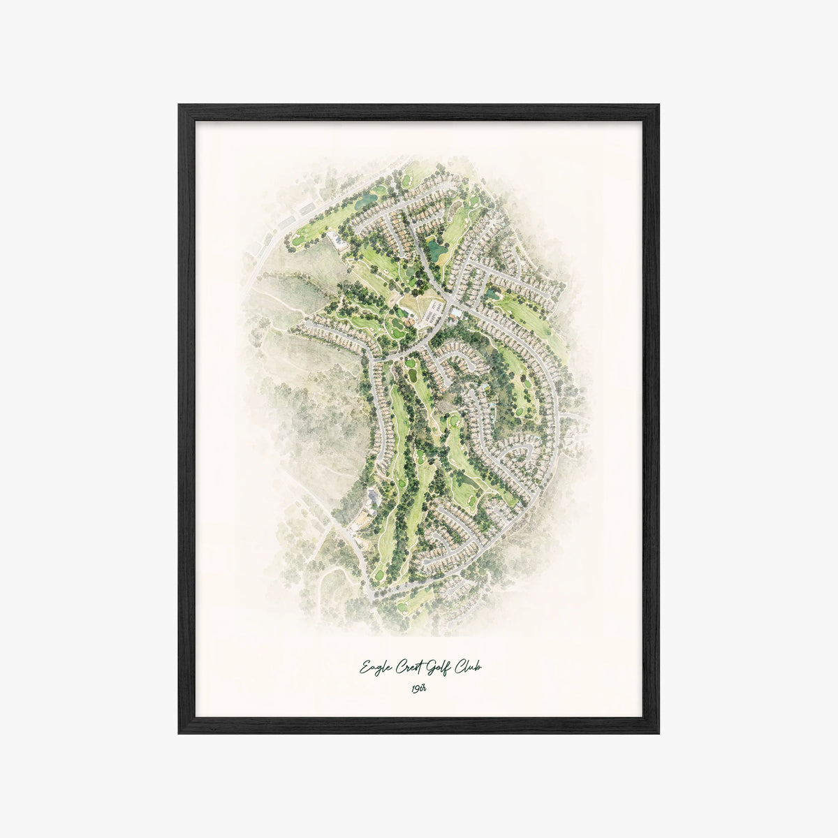 Eagle Crest Golf Club black frame