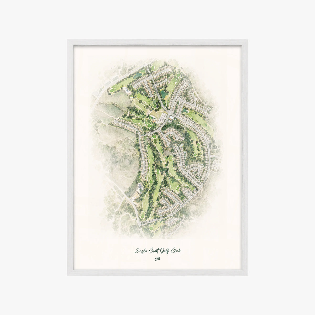 Eagle Crest Golf Club white frame