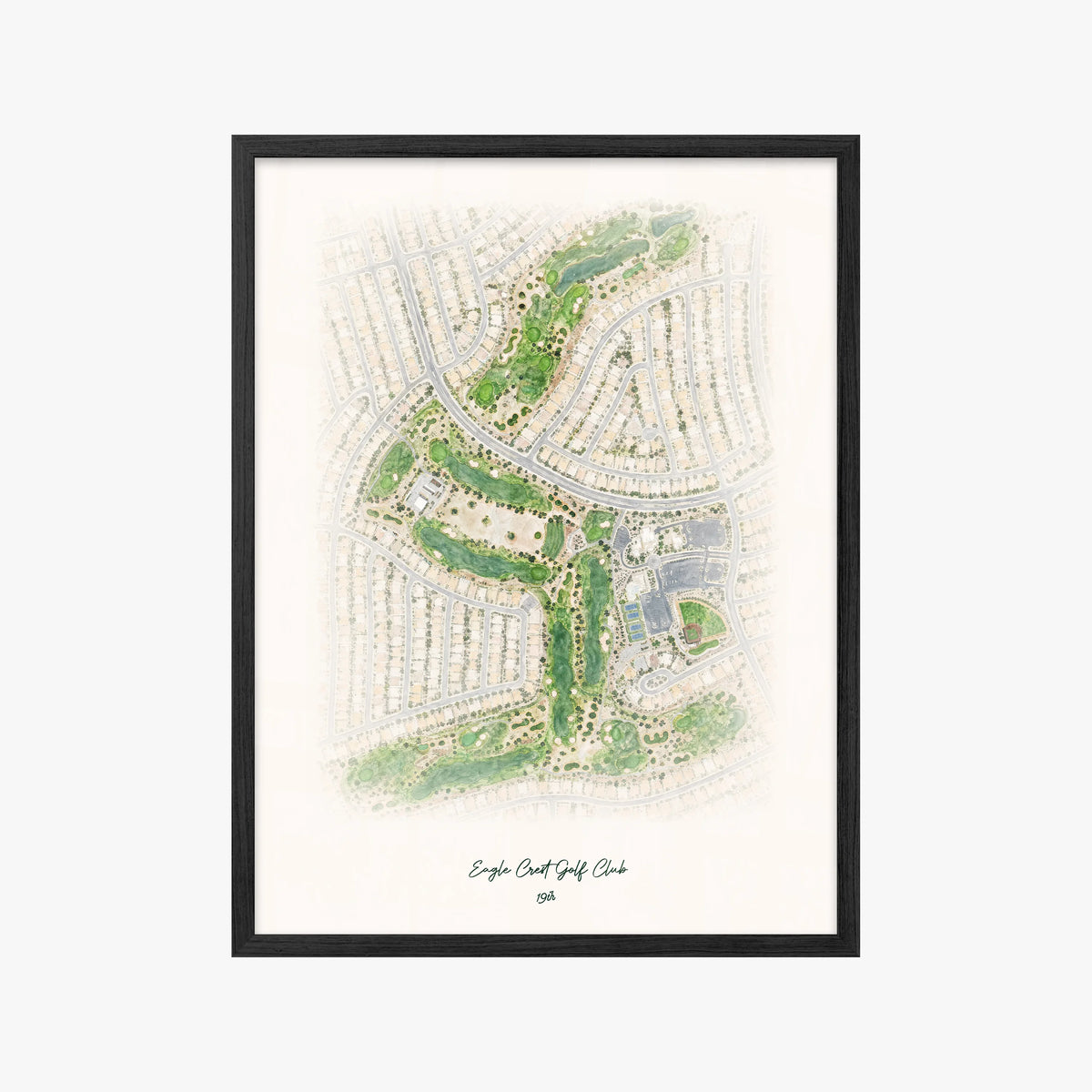 Eagle Crest Golf Club black frame