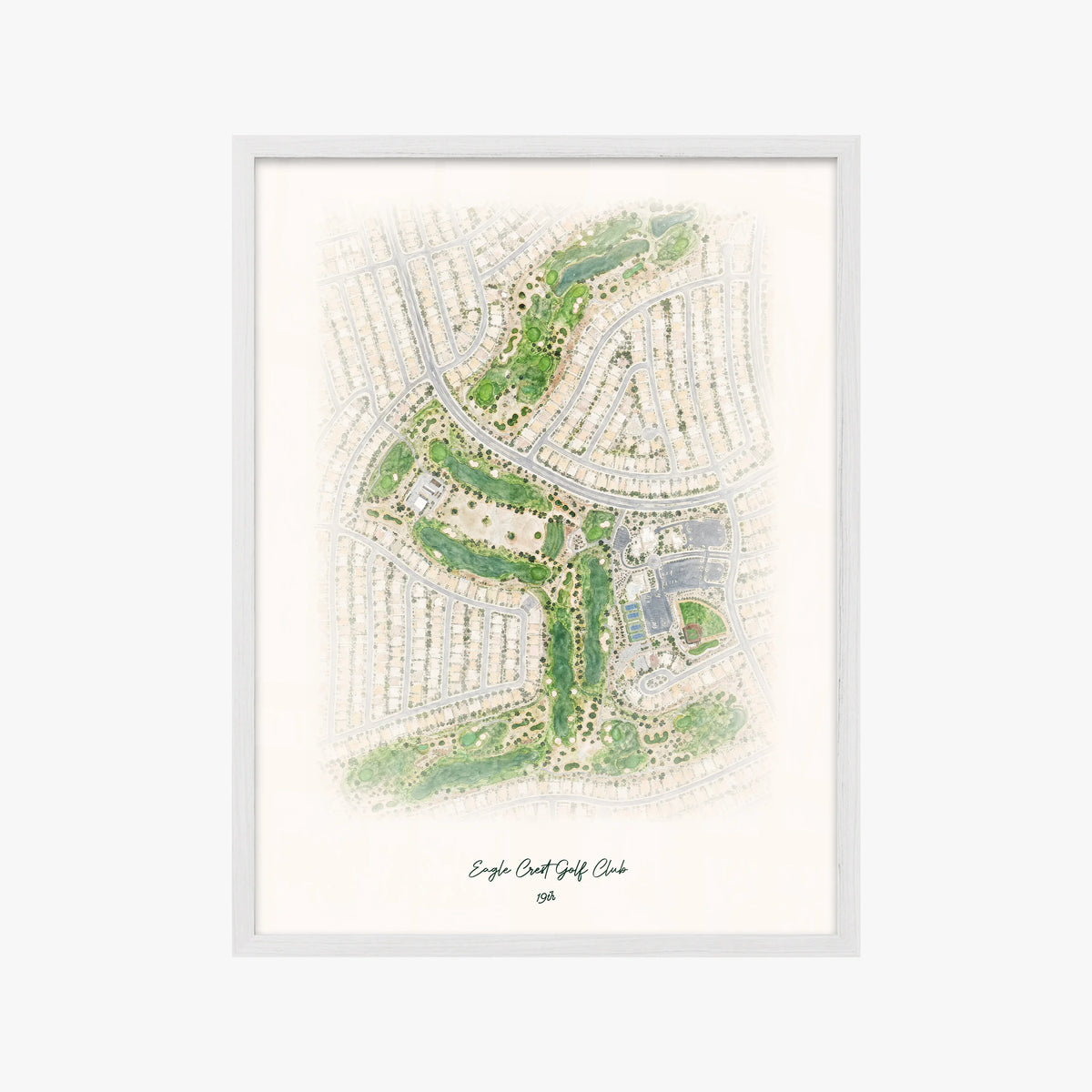 Eagle Crest Golf Club white frame