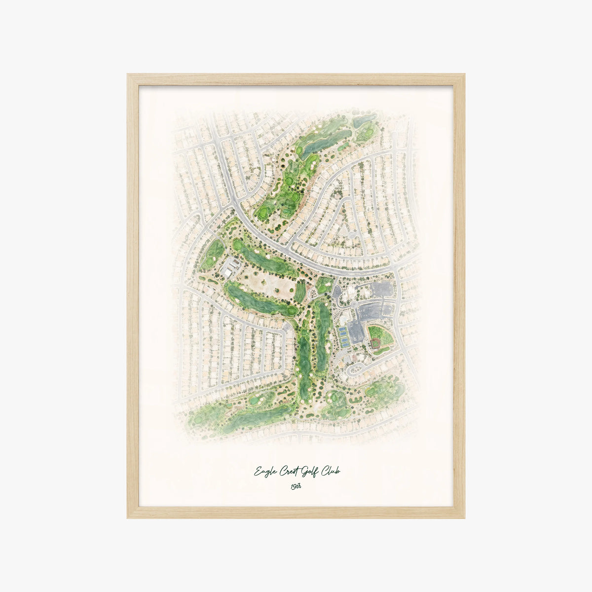 Eagle Crest Golf Club wood frame