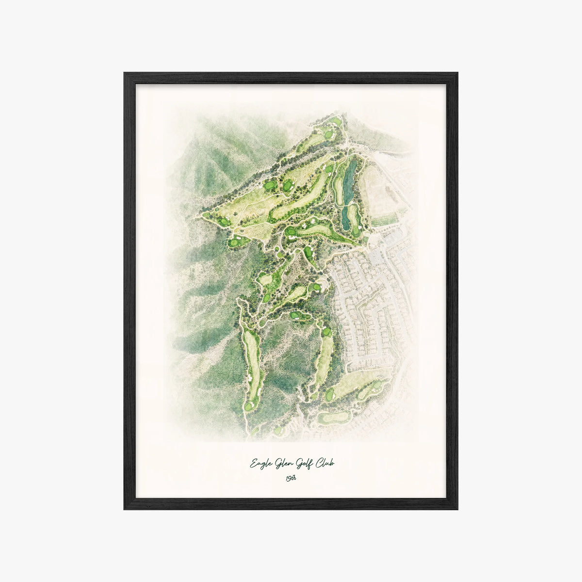 Eagle Glen Golf Club black frame