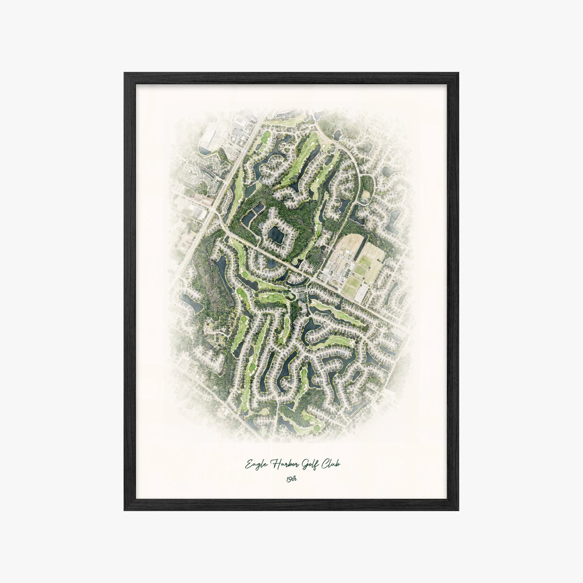 Eagle Harbor Golf Club black frame
