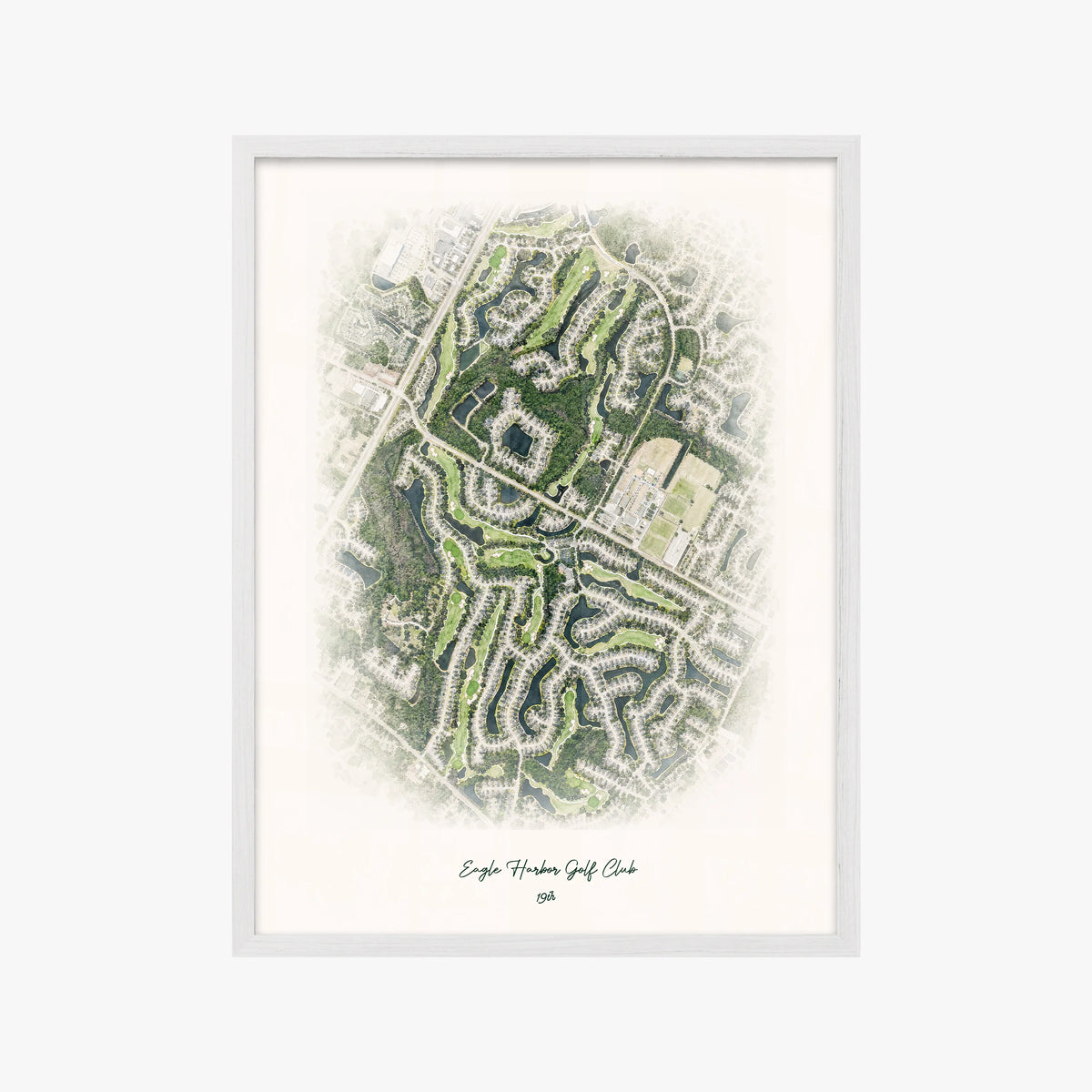 Eagle Harbor Golf Club white frame