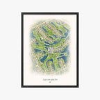 Eagle Lakes Golf Club black frame