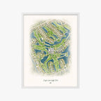 Eagle Lakes Golf Club white frame