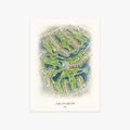 Eagle Lakes Golf Club printed artwork