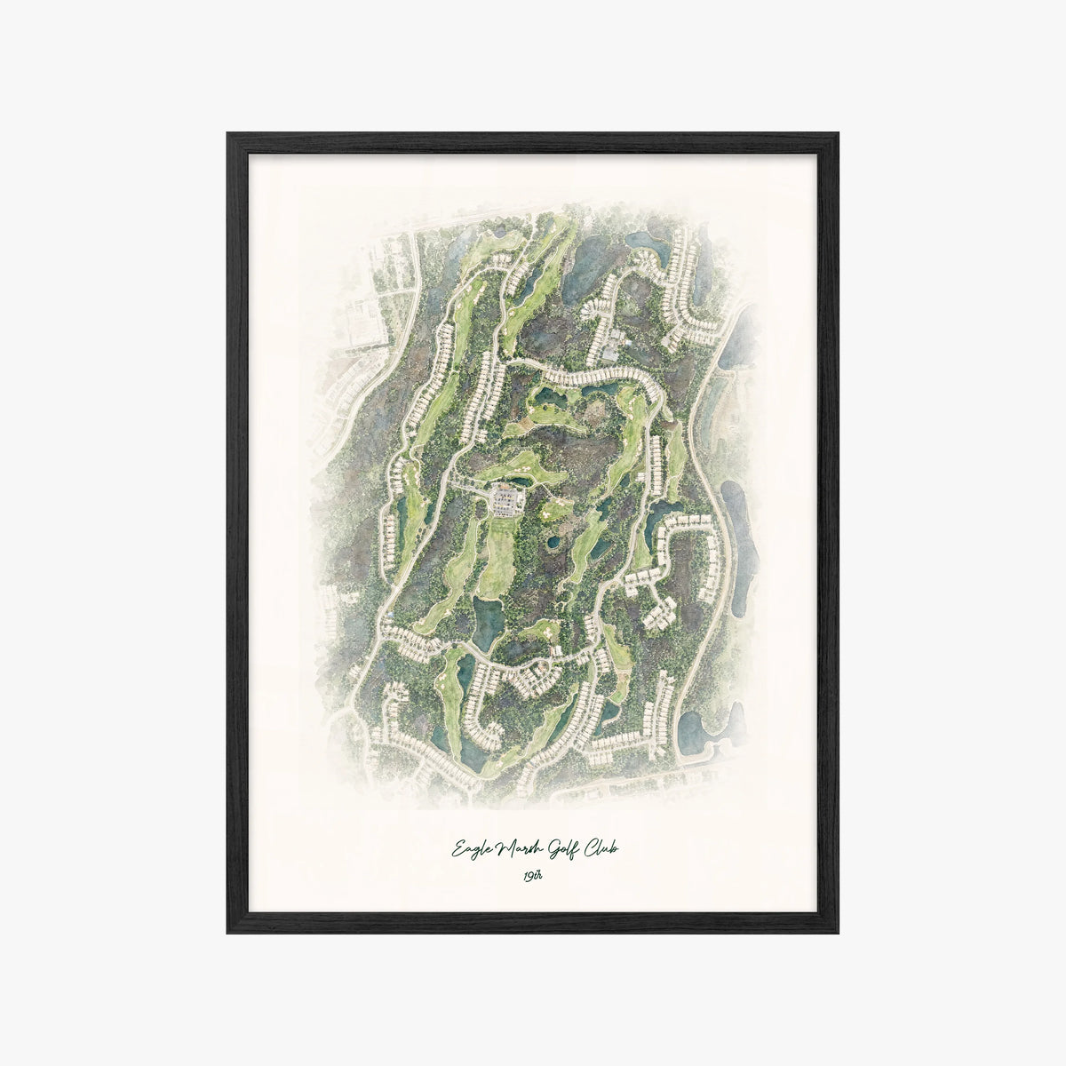 Eagle Marsh Golf Club black frame