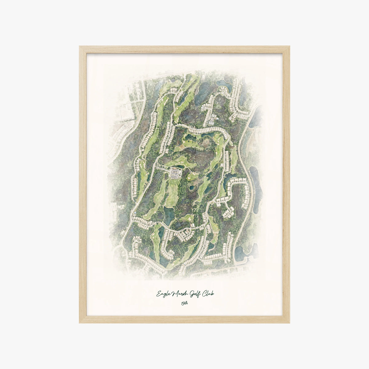 Eagle Marsh Golf Club wood frame