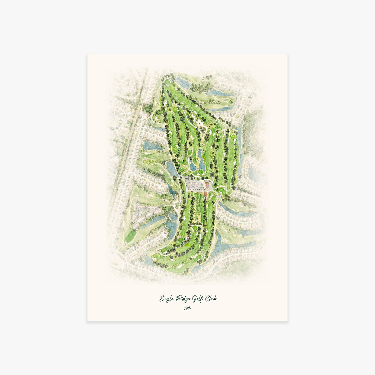 Eagle Ridge Golf Club printed artwork
