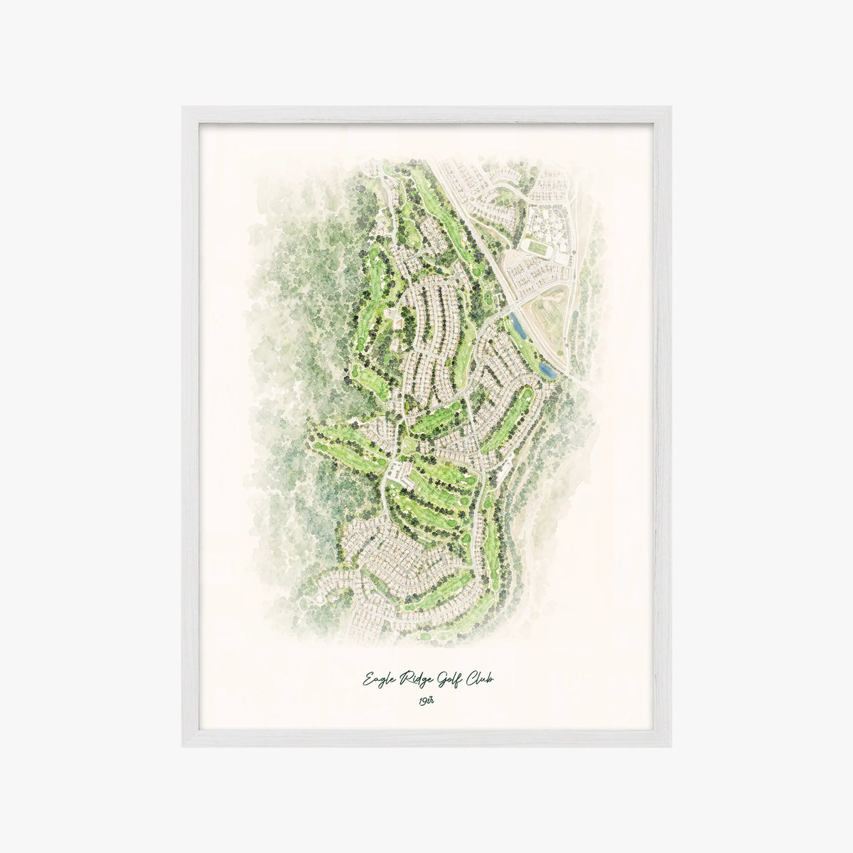 Eagle Ridge Golf Club white frame
