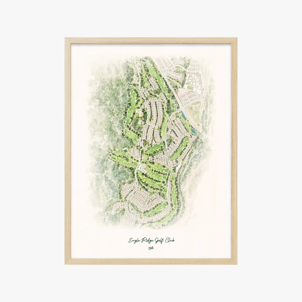 Eagle Ridge Golf Club wood frame