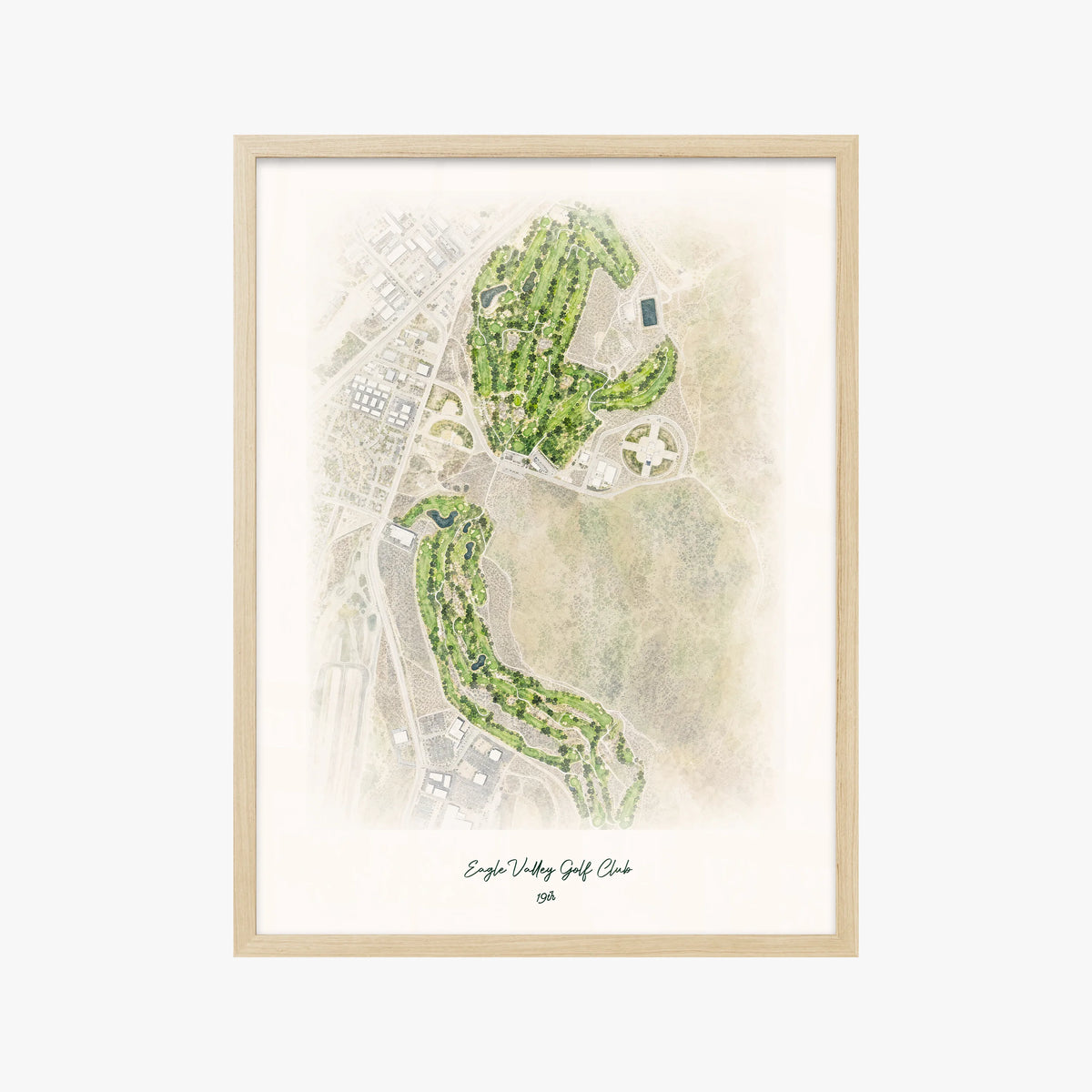 Eagle Valley Golf Club wood frame