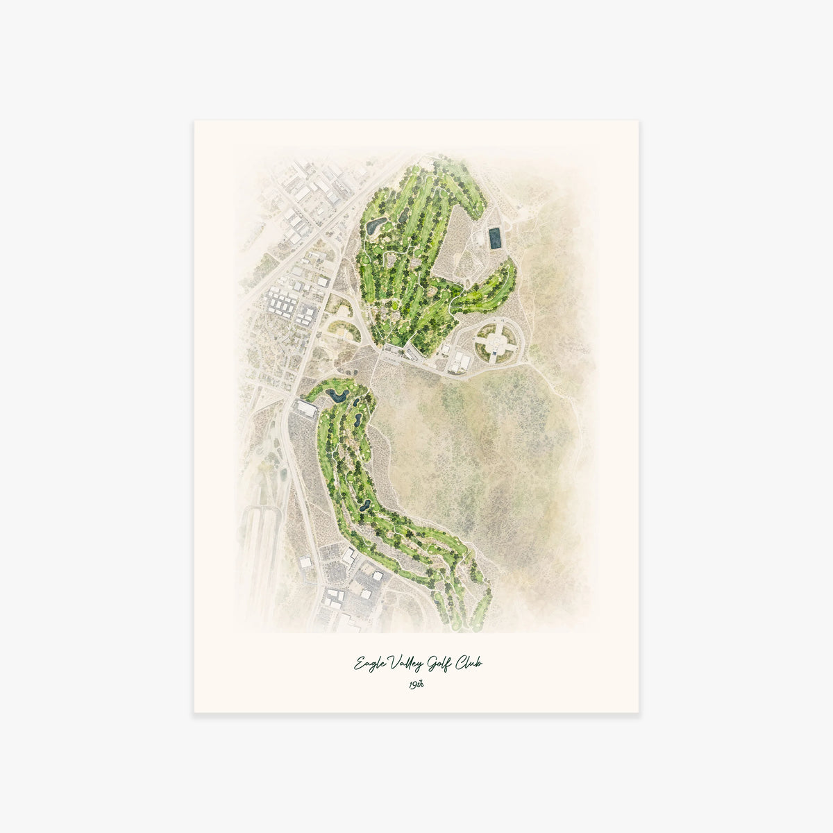 Eagle Valley Golf Club printed artwork