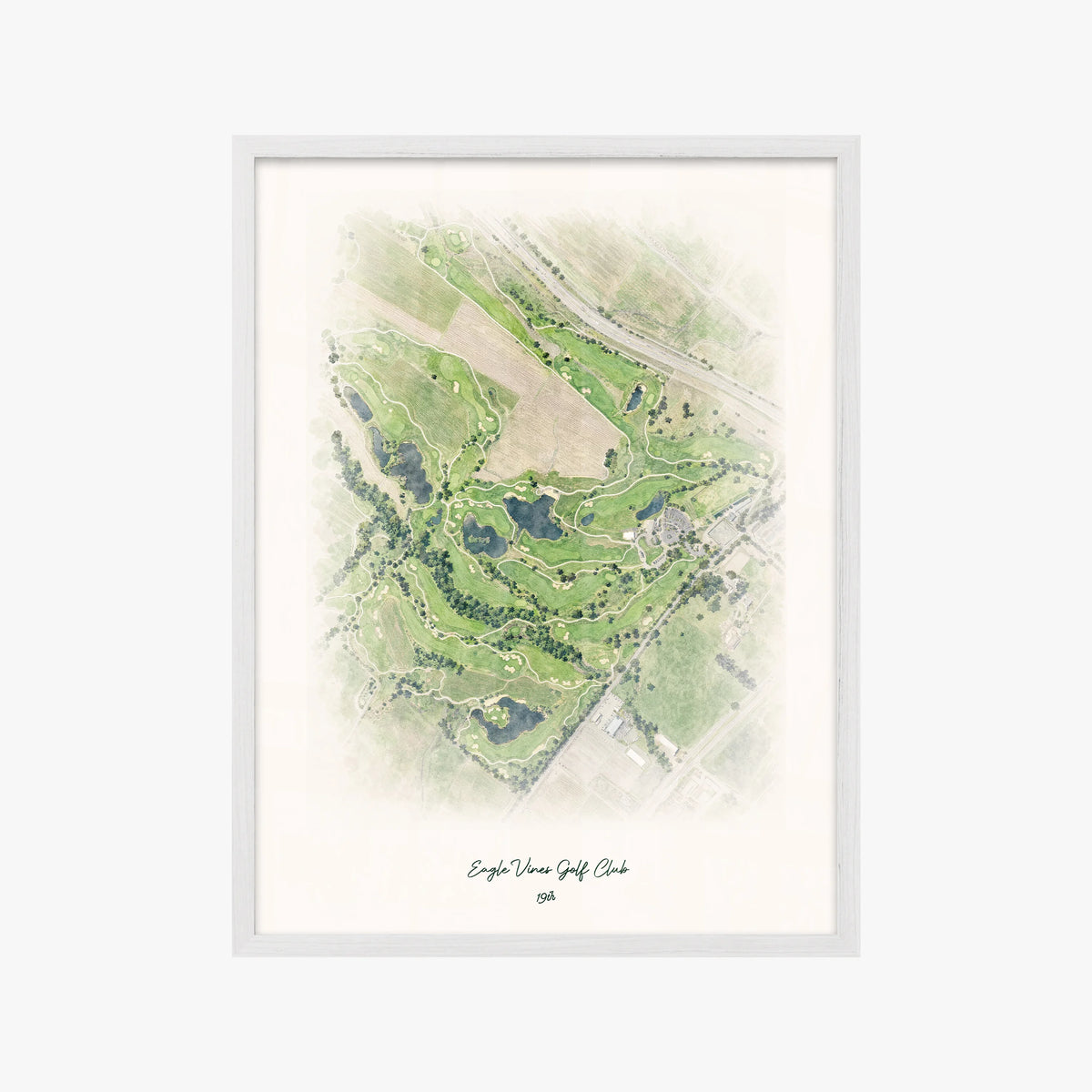 Eagle Vines Golf Club white frame