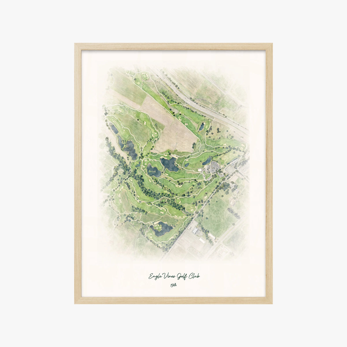 Eagle Vines Golf Club wood frame