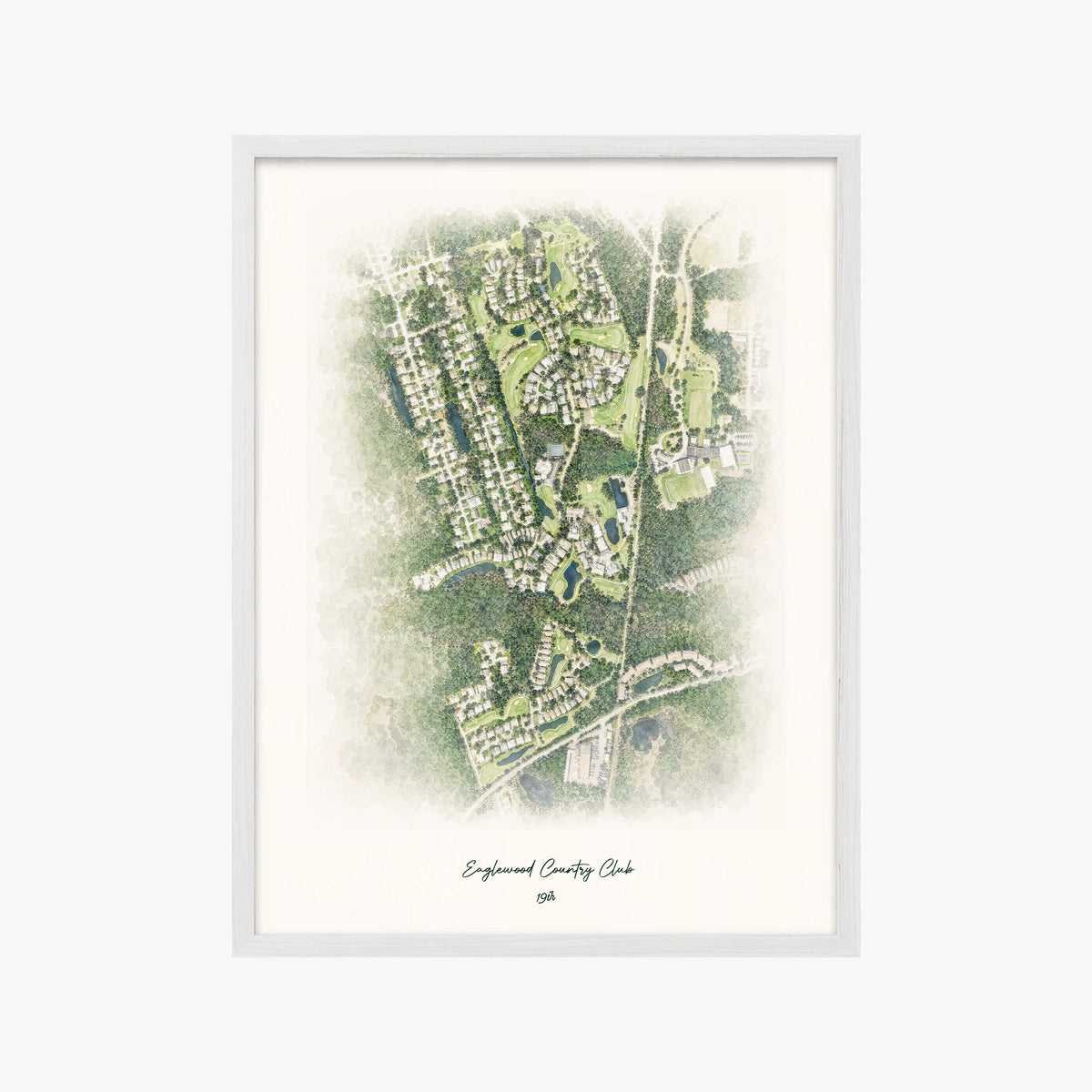 Eaglewood Country Club white frame