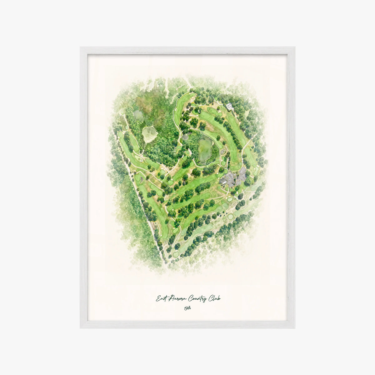 East Aurora Country Club white frame