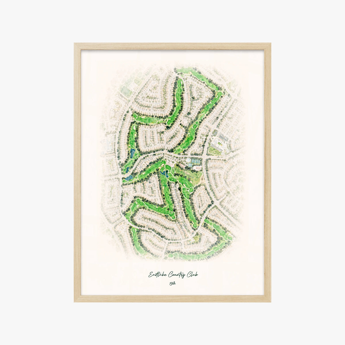 Eastlake Country Club wood frame