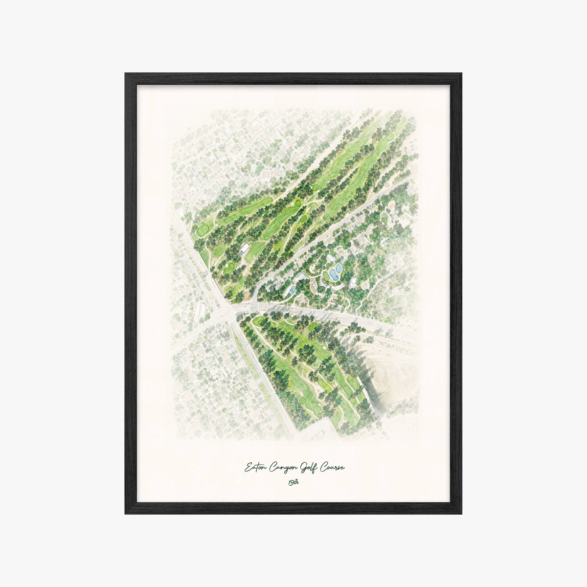 Eaton Canyon Golf Course black frame