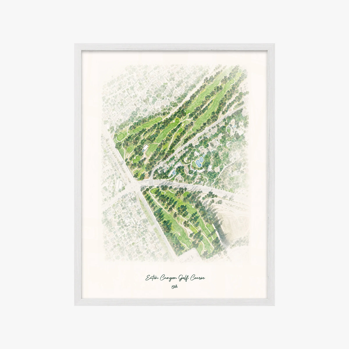Eaton Canyon Golf Course white frame
