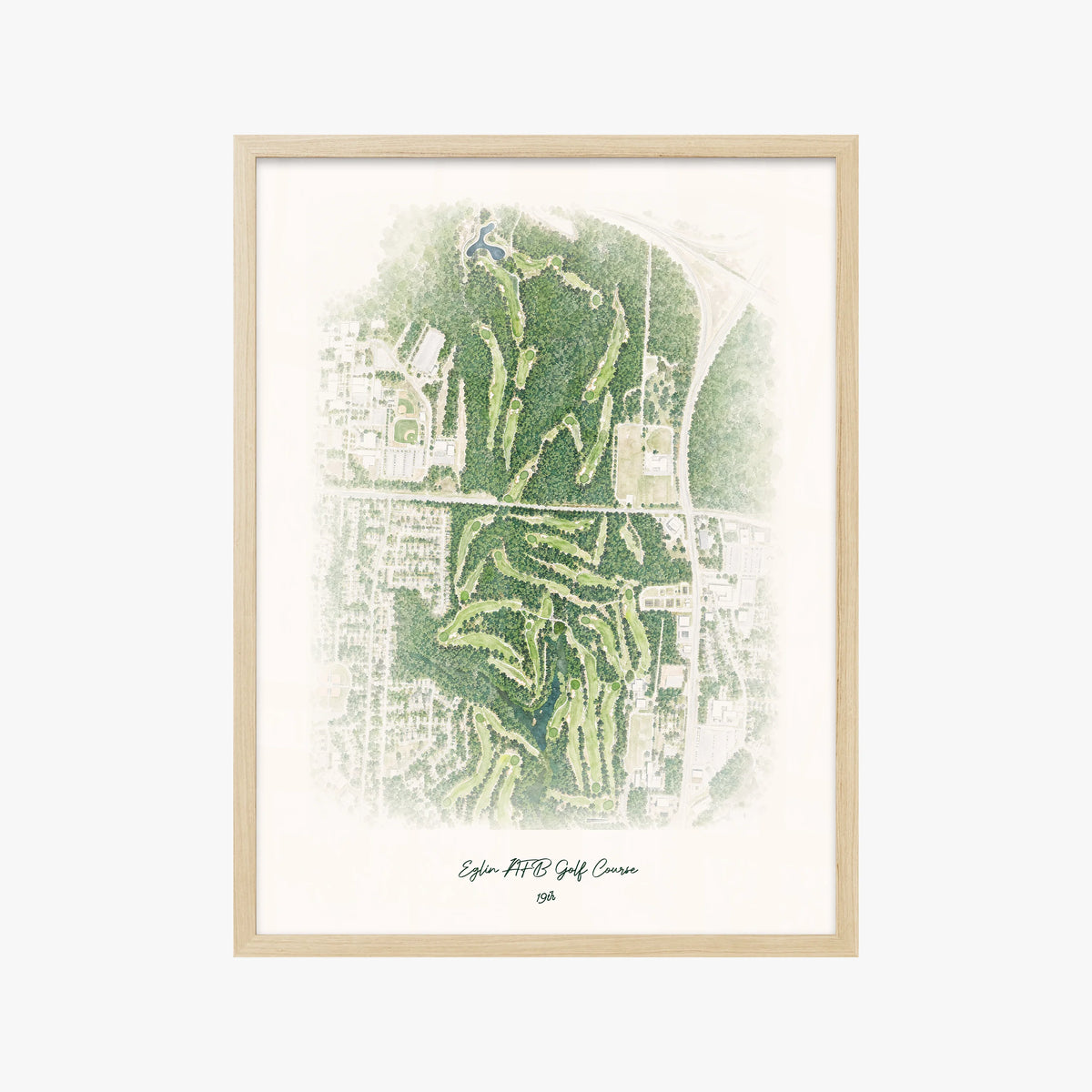 Eglin AFB Golf Course wood frame