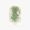 Eglin AFB Golf Course printed artwork