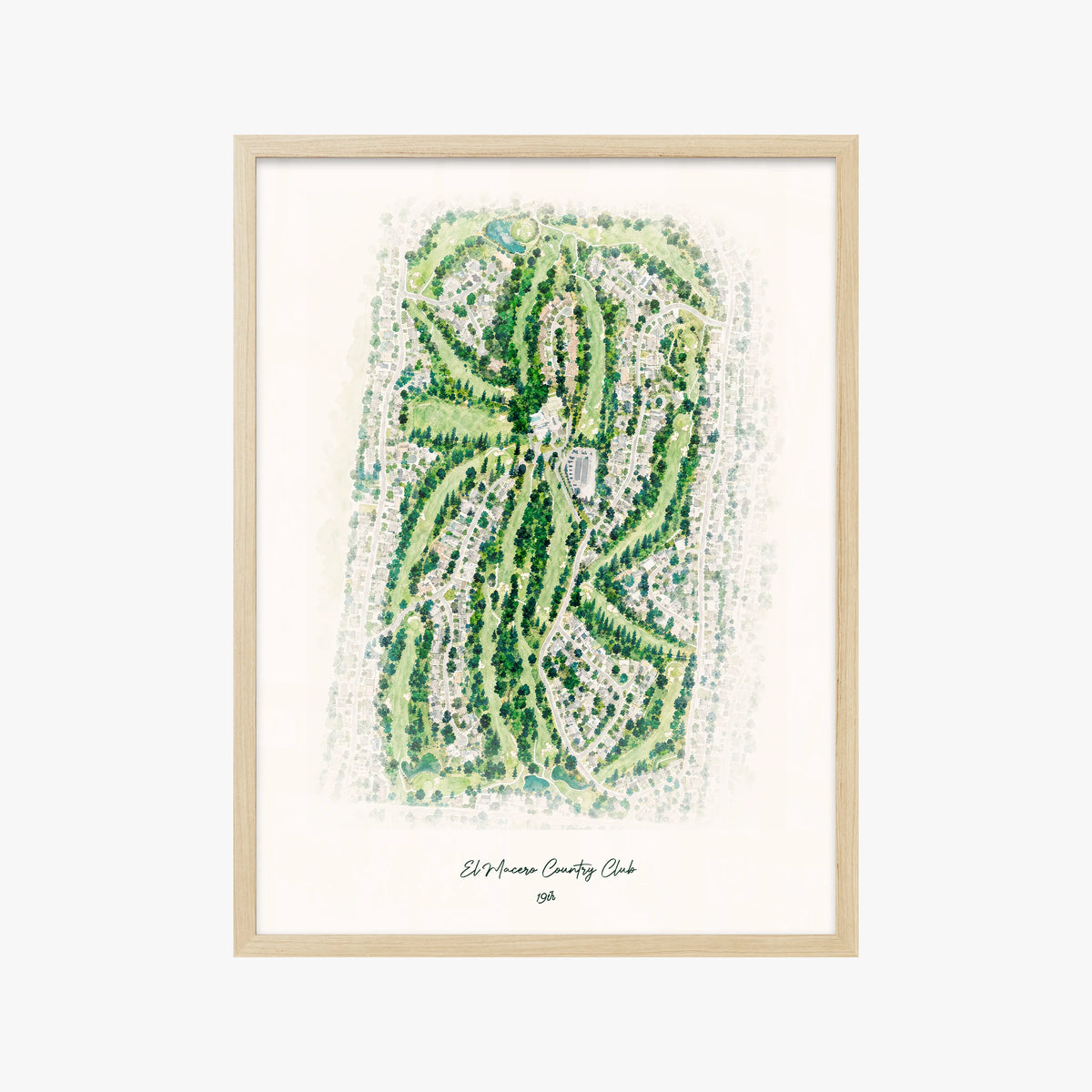 El Macero Country Club wood frame