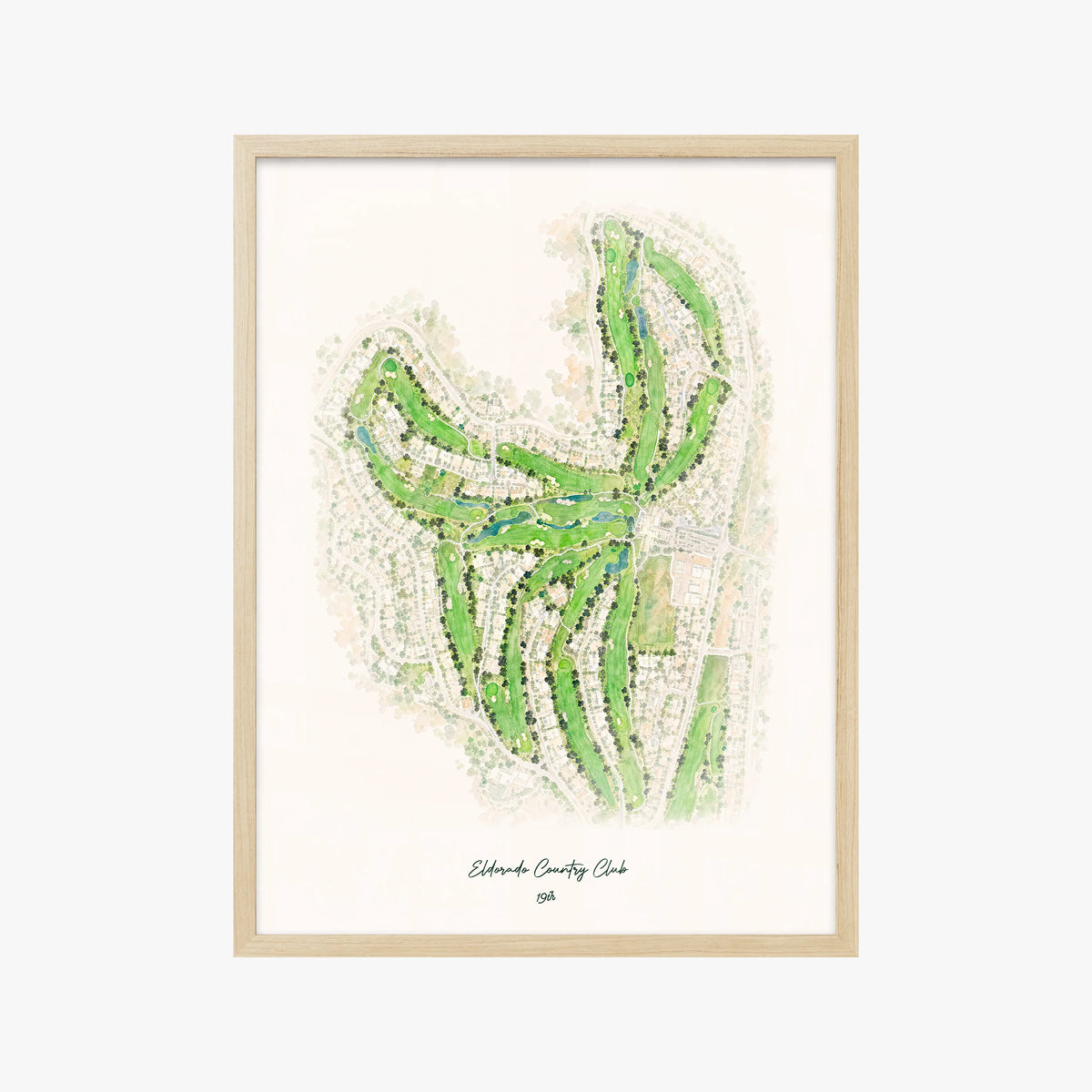 Eldorado Country Club wood frame
