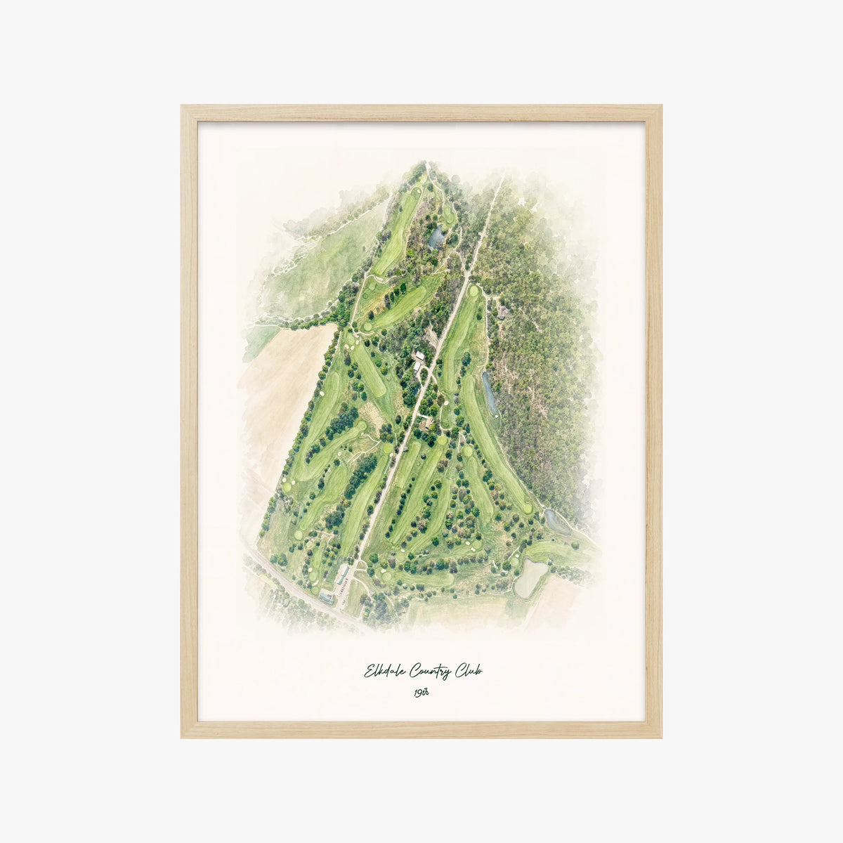 Elkdale Country Club wood frame