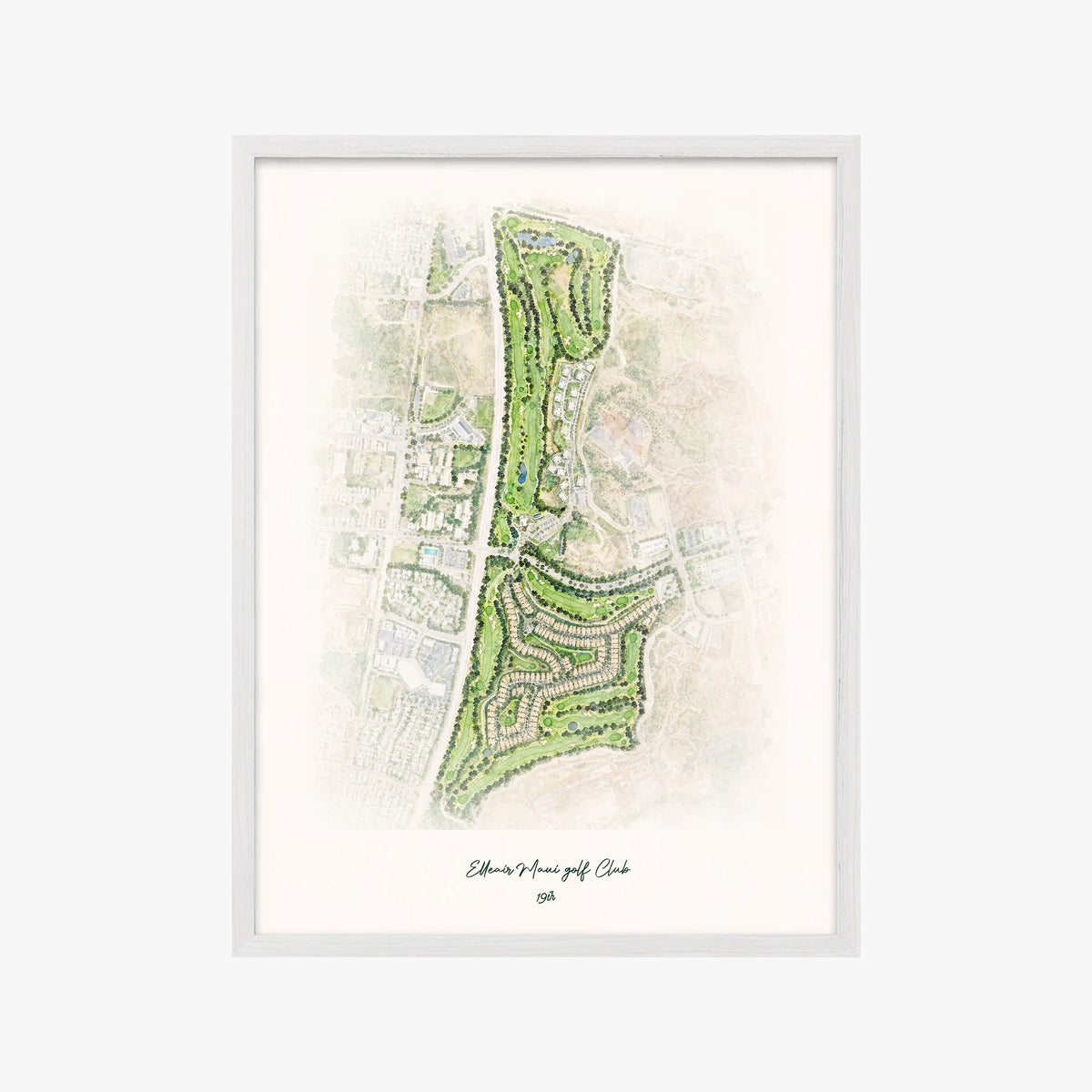 Elleair Maui golf Club white frame
