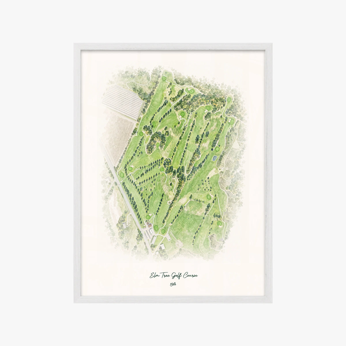 Elm Tree Golf Course white frame