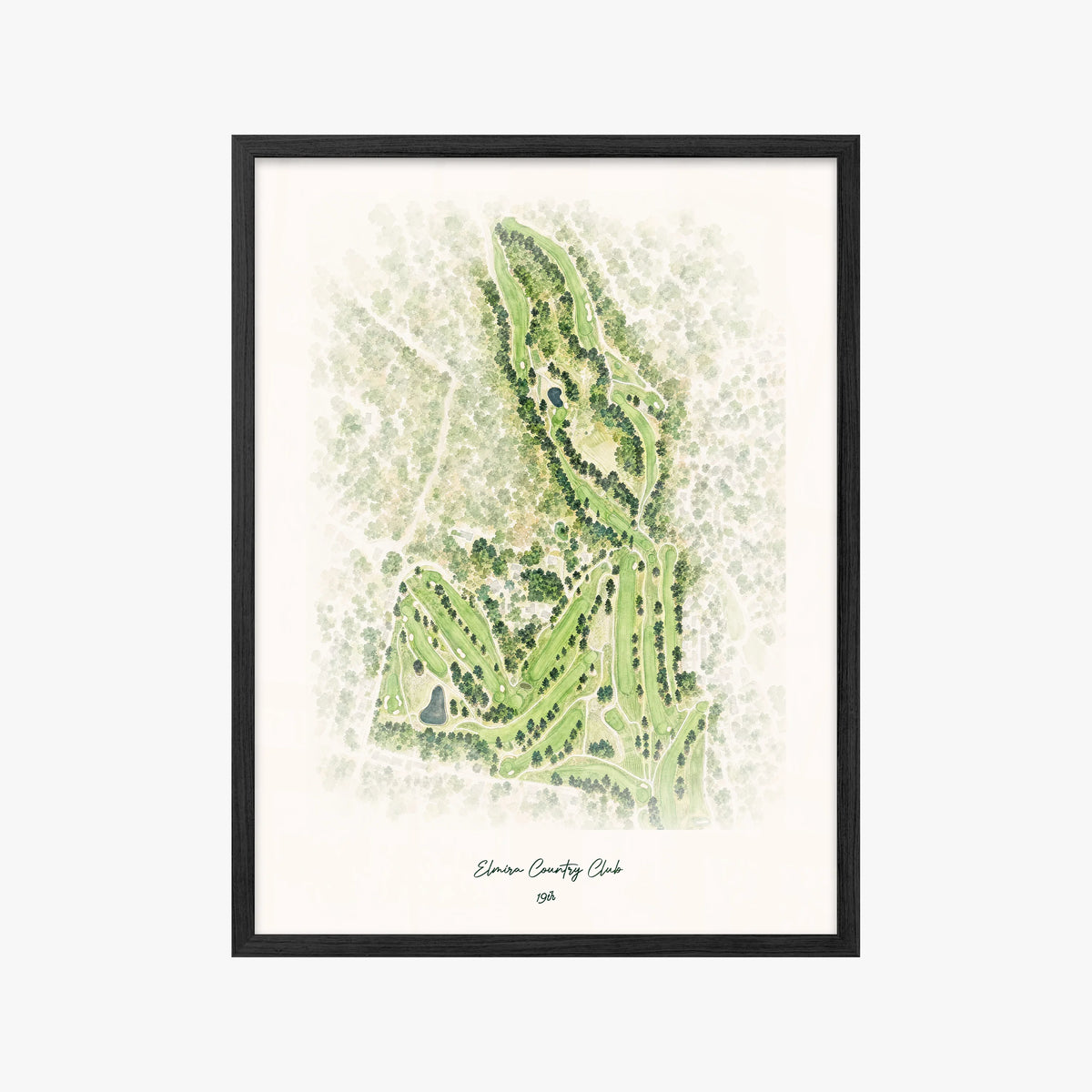 Elmira Country Club black frame