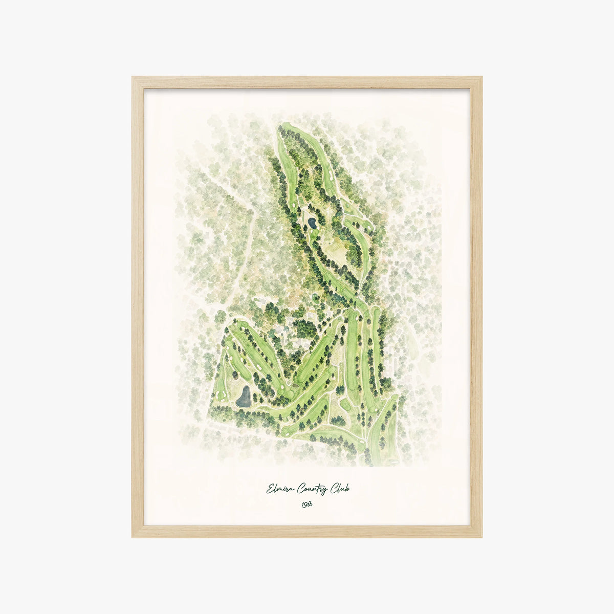 Elmira Country Club wood frame