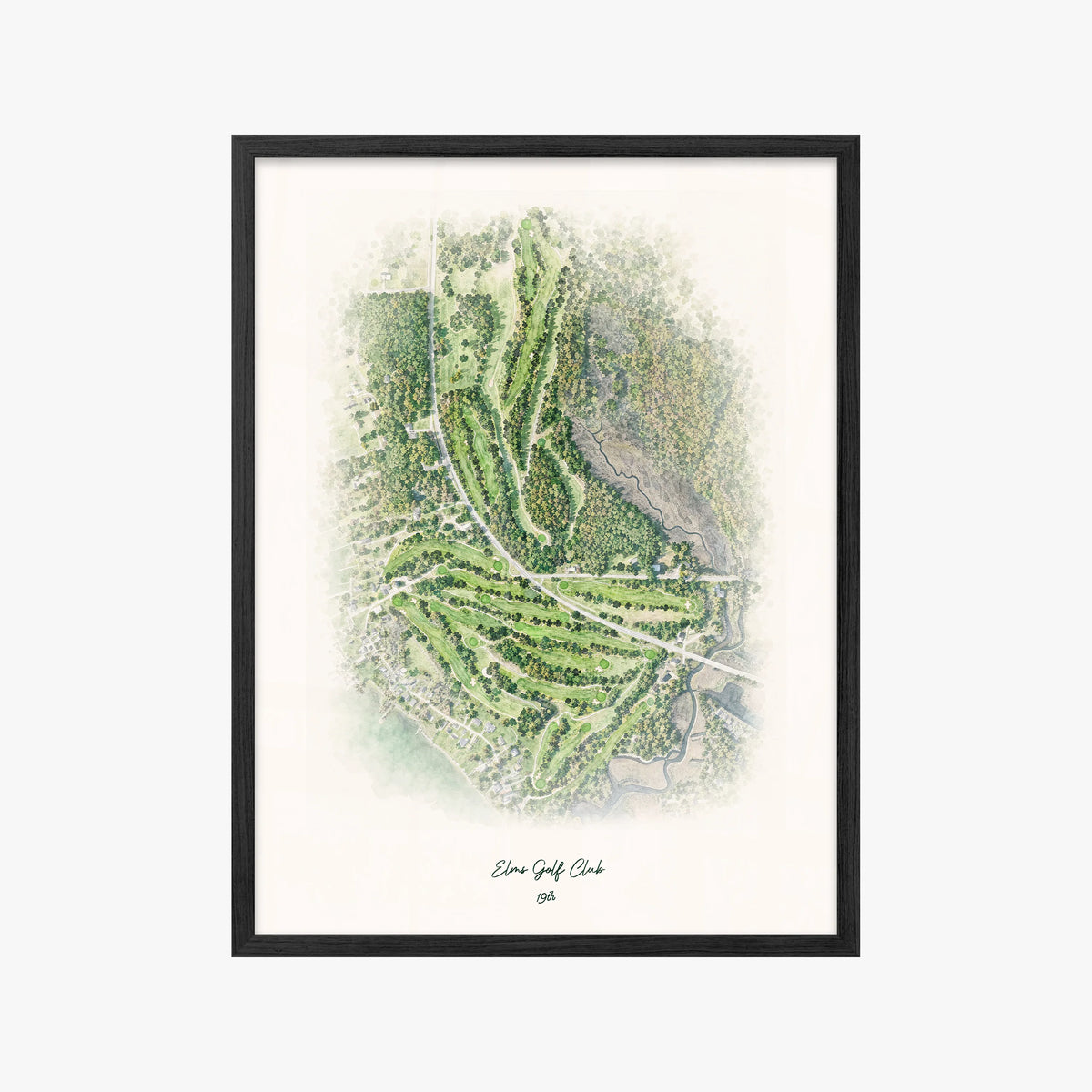 Elms Golf Club black frame