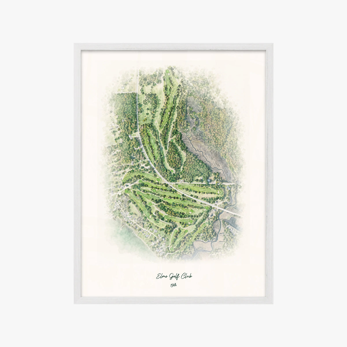 Elms Golf Club white frame