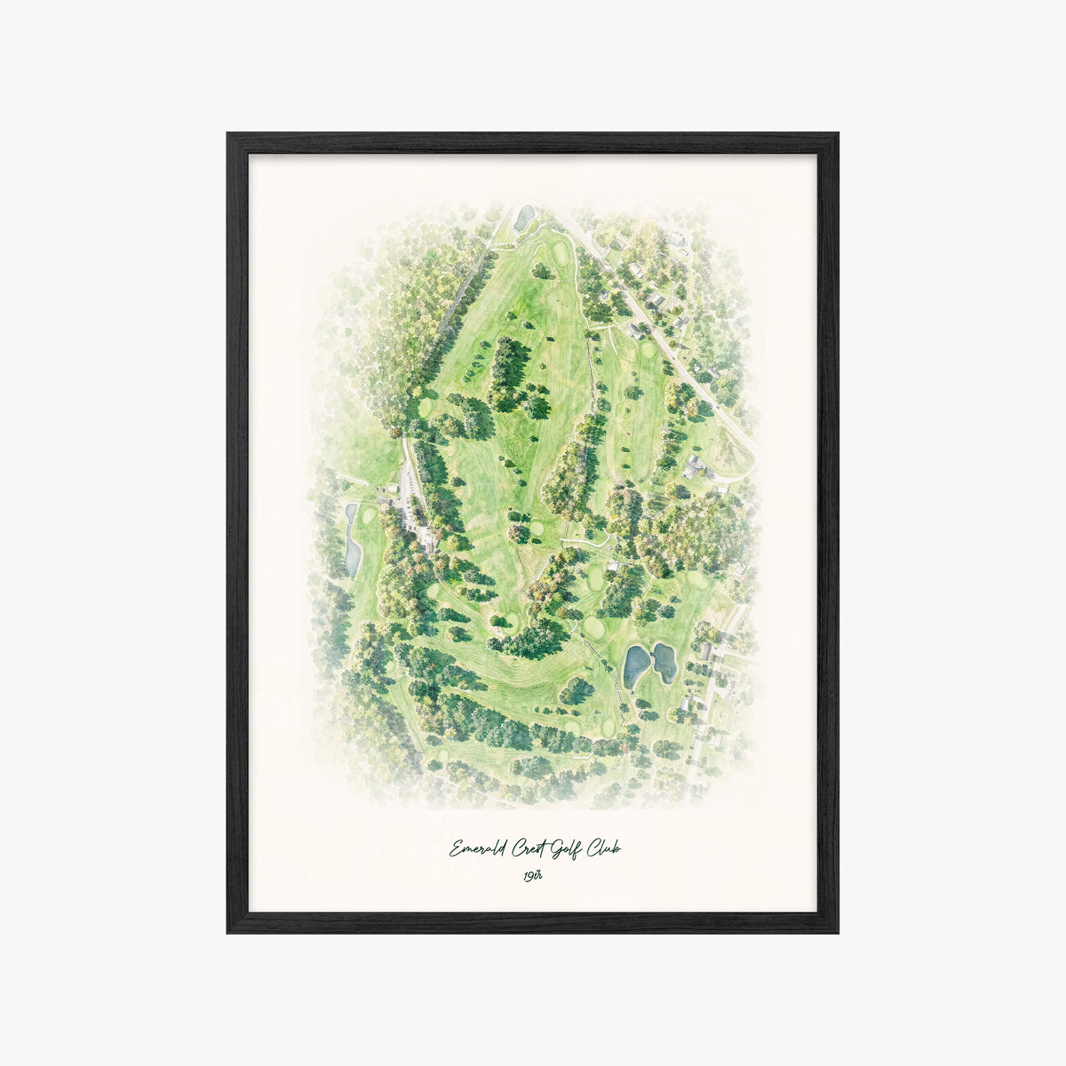 Emerald Crest Golf Club black frame