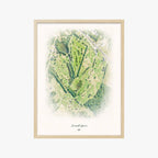 Emerald Greens wood frame