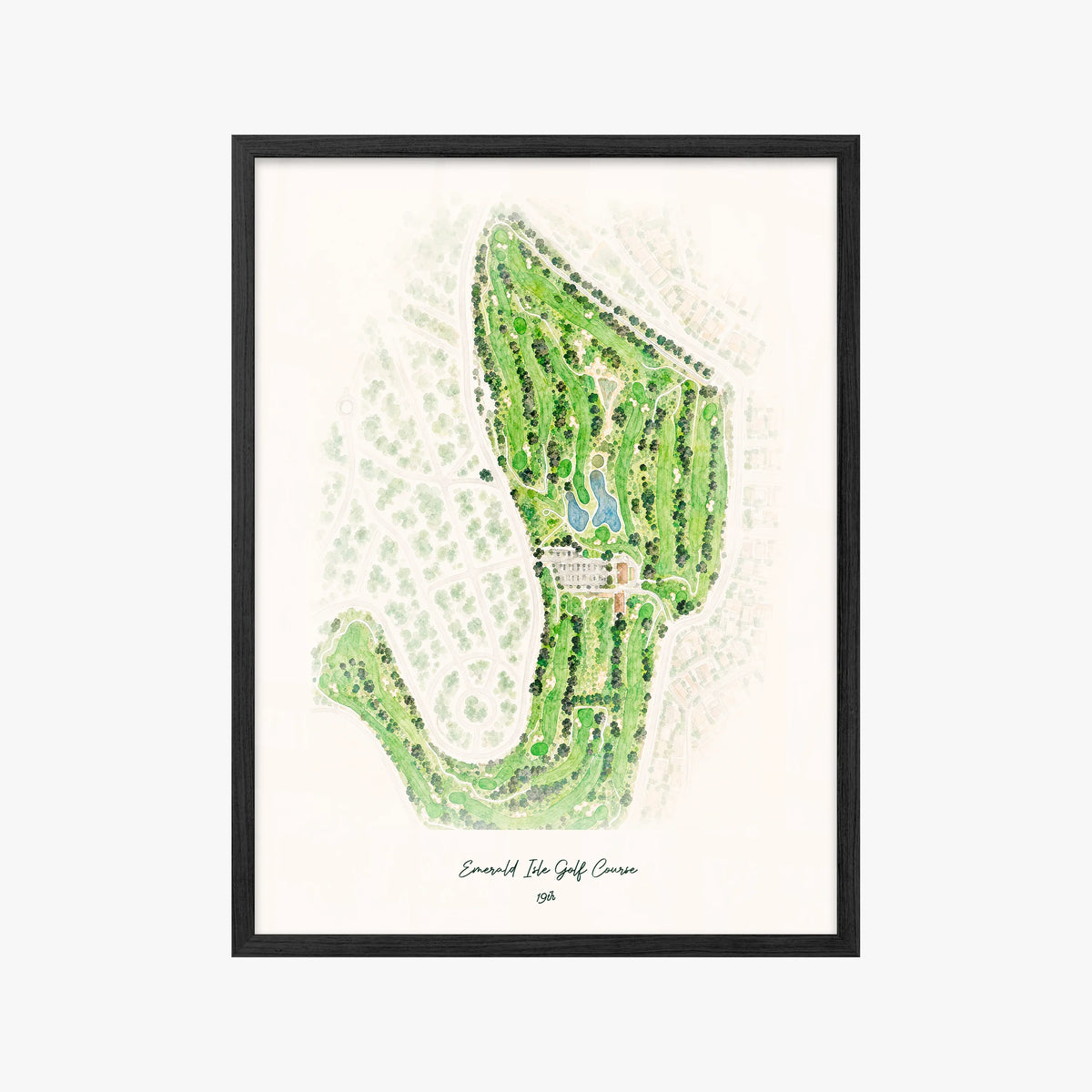 Emerald Isle Golf Course black frame