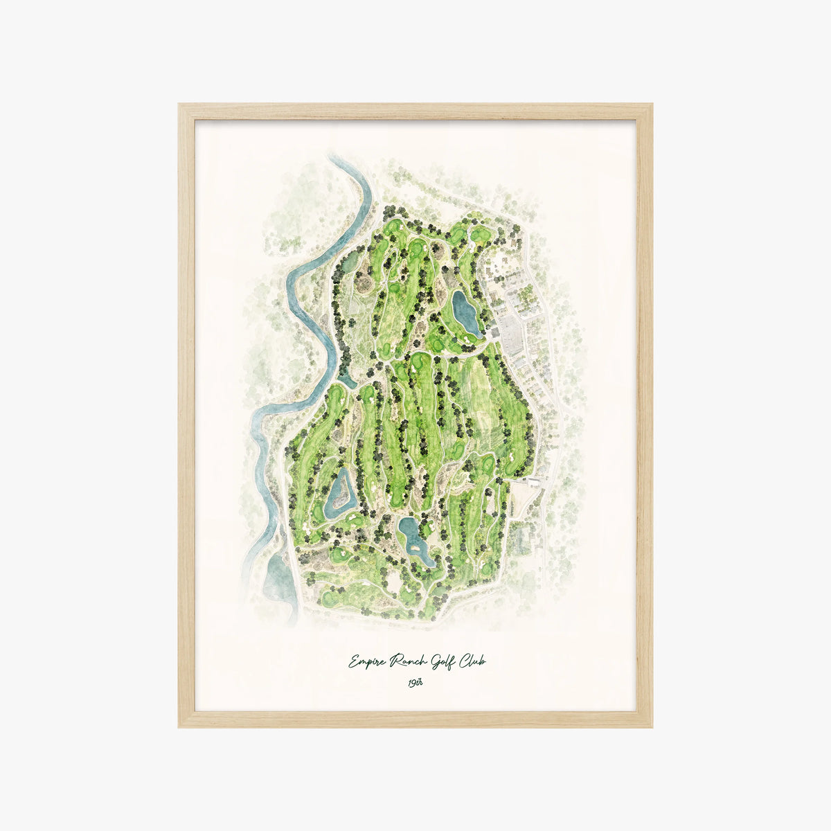 Empire Ranch Golf Club wood frame