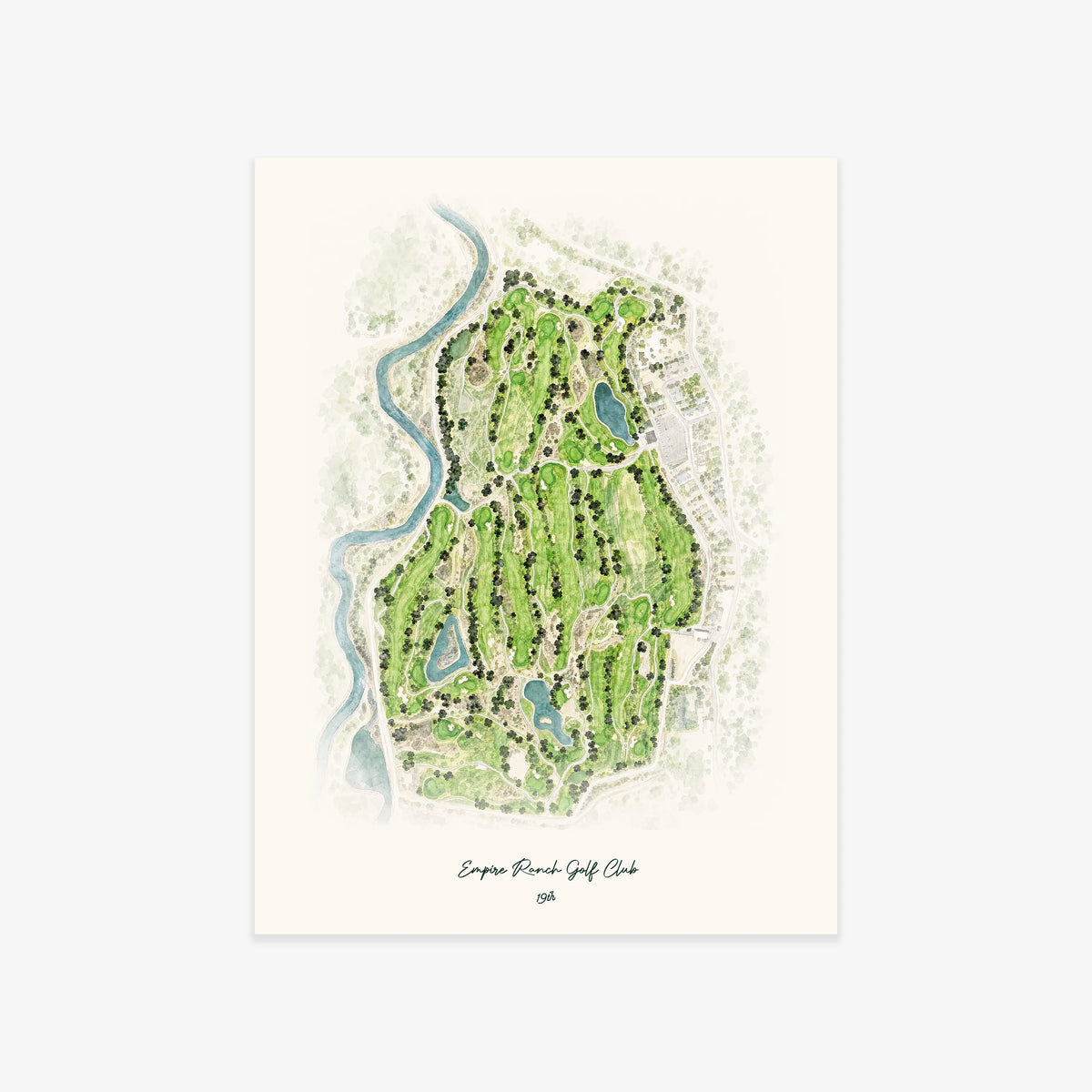 Empire Ranch Golf Club printed artwork