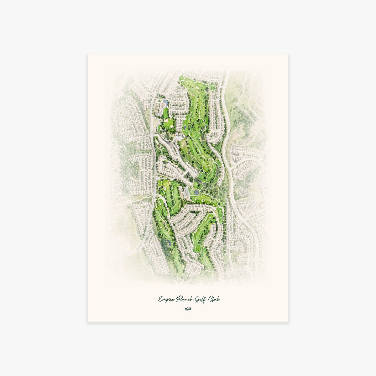 Empire Ranch Golf Club printed artwork