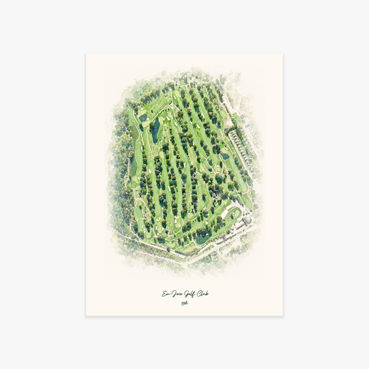 En-Joie Golf Club printed artwork