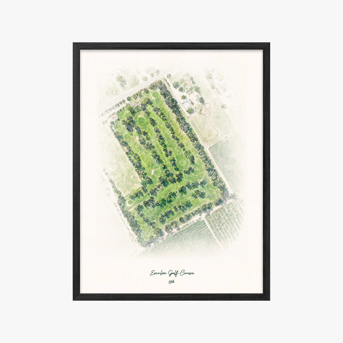 Escalon Golf Course black frame