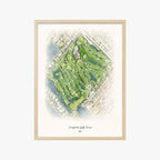 Everglades Golf Course wood frame